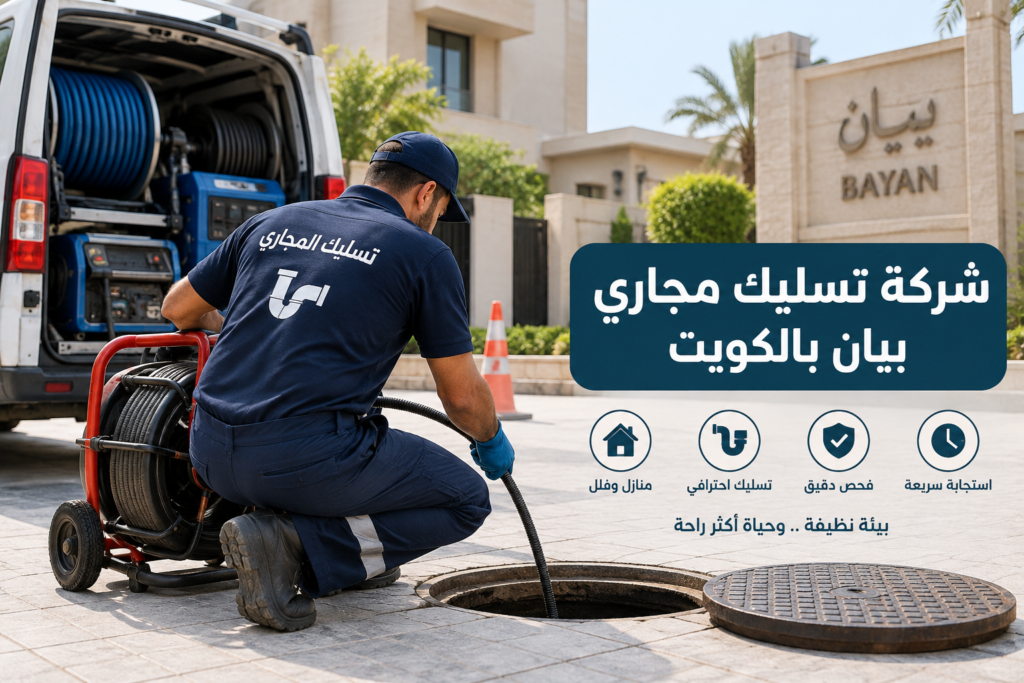 شركة تسليك مجاري بيان بالكويت