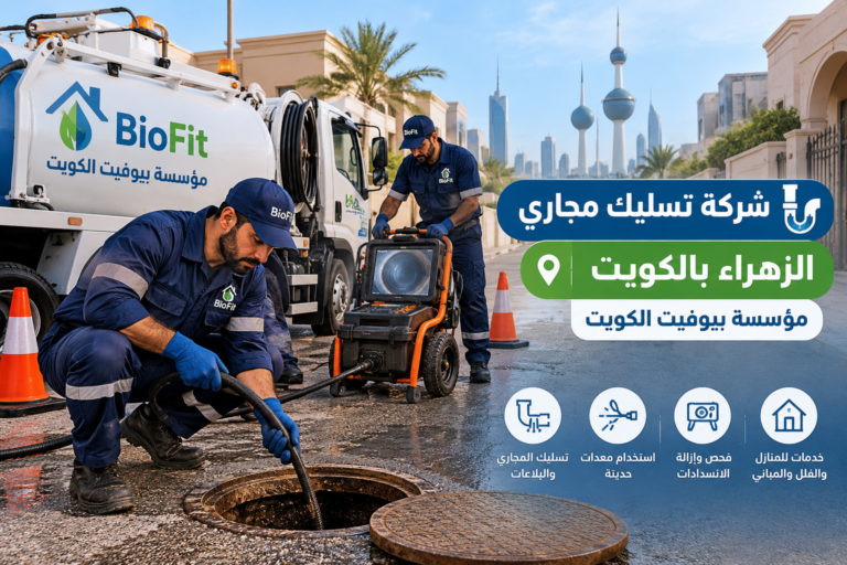 شركة تسليك مجاري الزهراء بالكويت