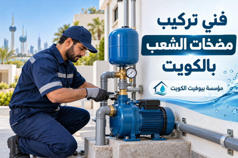 فني تركيب مضخات الشعب بالكويت