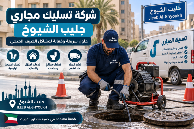 شركة تسليك مجاري جليب الشيوخ