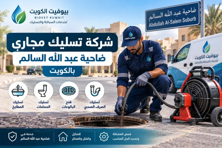 شركة تسليك مجاري ضاحية عبد الله السالم بالكويت