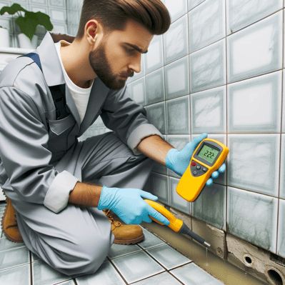 كشف خرير المياة في القادسية بالكويت