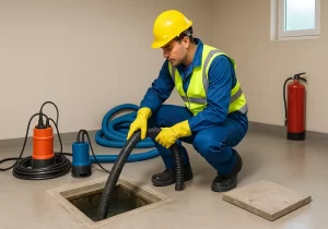 لتنظيف جورة السرداب