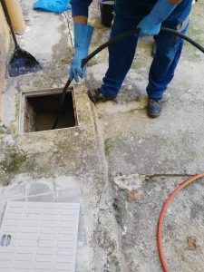 تنظيف جورة السرداب في الضباعية