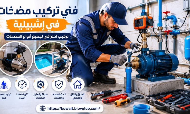 فني تركيب مضخات في إشبيلية