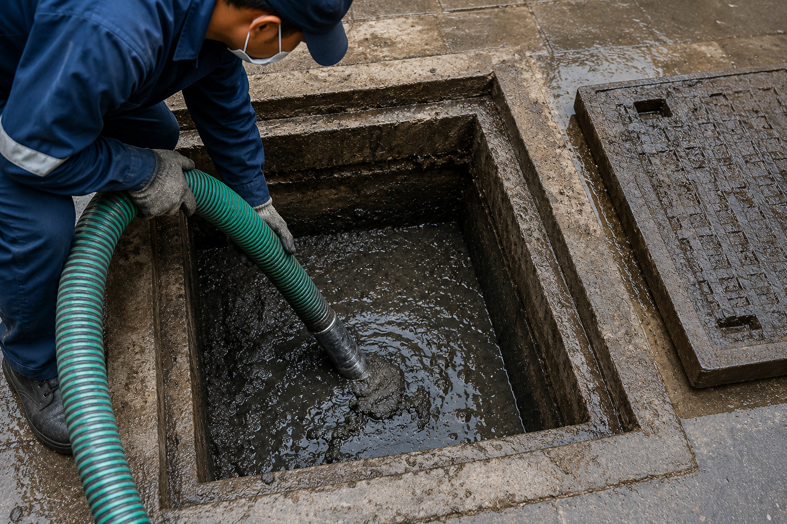 خطوات تنظيف جورة السرداب في جليب الشيوخ