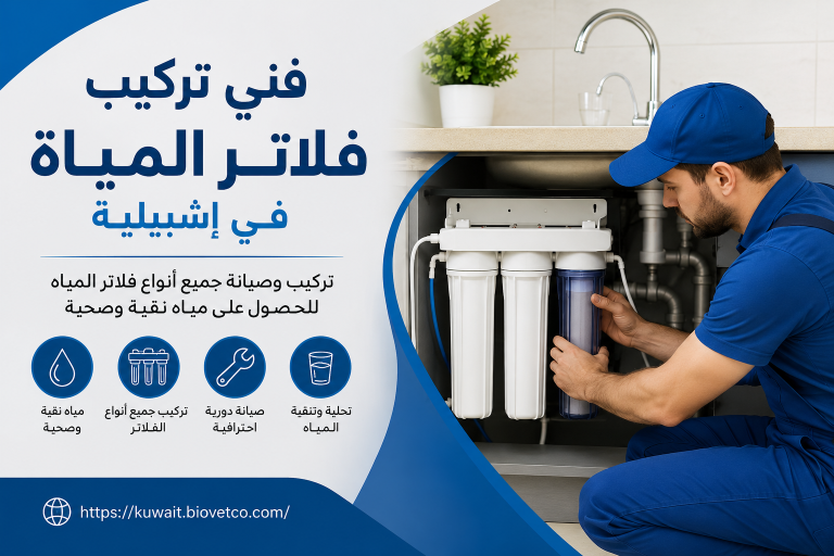 فني تركيب فلاتر المياة في إشبيلية