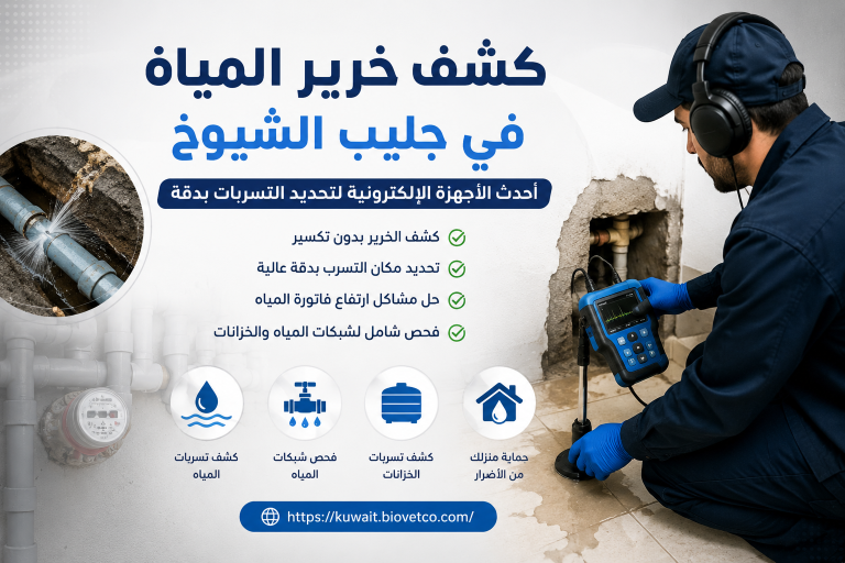 كشف خرير المياة في جليب الشيوخ