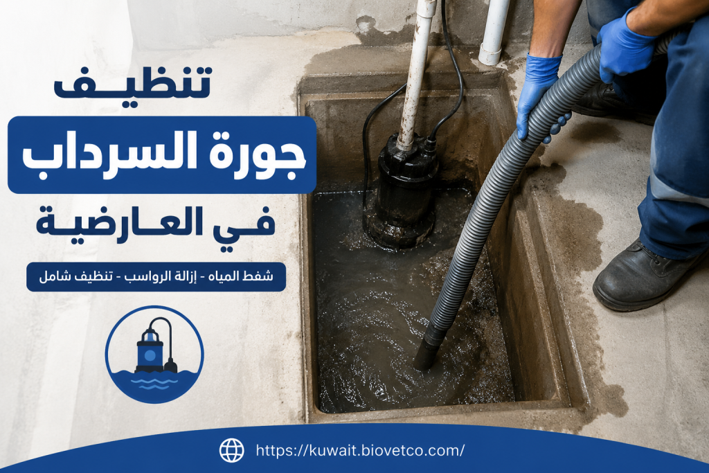 تنظيف جورة السرداب في العارضية