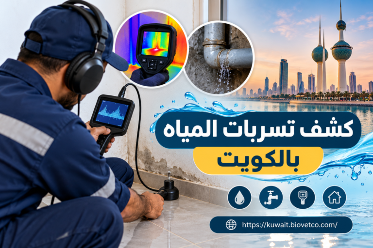 كشف تسربات المياه بالكويت